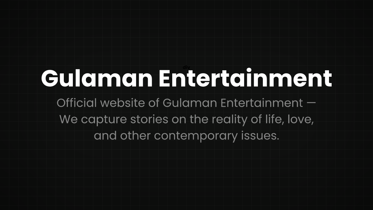 Gulaman Entertainment